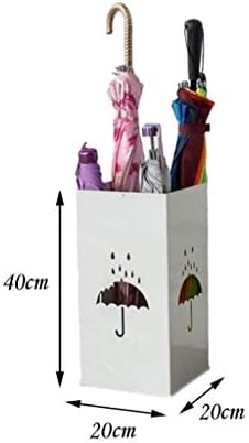 Застанува чадор Bkgdo, метал чадор штанд, чадор корпа канцеларија чадор штанд фоаје за складирање чадор за складирање/бело