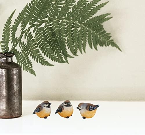 Колекцијата на мостот Чунки Чикада 3-парчиња сет на фигурини за птици