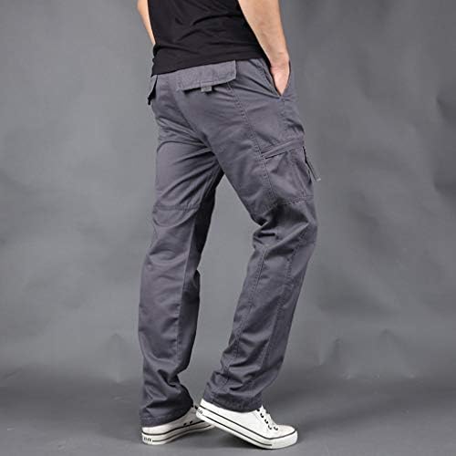 Товарни панталони за мажи работат машки летен стил на отворено мулти-џебни комбинезори директно спортски панталони g стил џемпери
