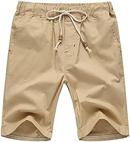 Кинагого машки шорцеви еластични половини се лизгаат цврсти кратки панталони за брзо суво кратки панталони за летово лето 4xl