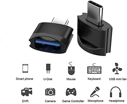 USB C женски до USB машки адаптер компатибилен со вашиот Lenovo Yoga Tab 3 Plus за OTG со полнач Type-C. Користете со уреди за експанзија како