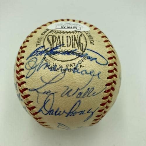 1959 Тимот на Чикаго Кобс потпиша Бејзбол на Националната лига Ерни Бенкс ЈСА Коа - Автограмирани бејзбол