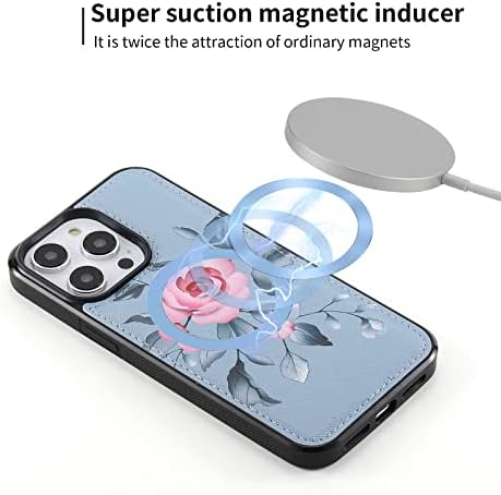 LITOU Компатибилен за Iphone 14 Pro Max Паричник Случај За Жени Со Одвојливи Магнетни Телефон Случај Поддршка Безжично Полнење, Рфид Блокирање
