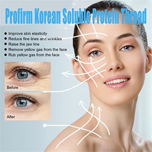 Професионална Корејска Растворлива Протеинска Нишка, Инстант Протеинска Нишка За Лице, Апсорбирачка Колагенска Нишка За Подигнување