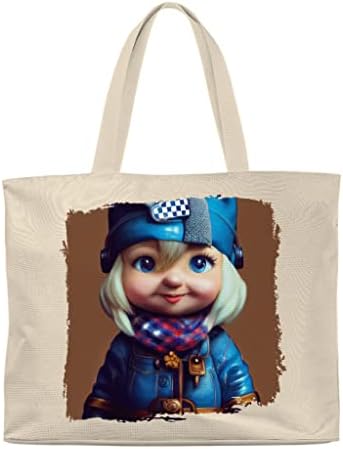 Девојка торба за печатење - магична торба за купување - торба за деца со деца