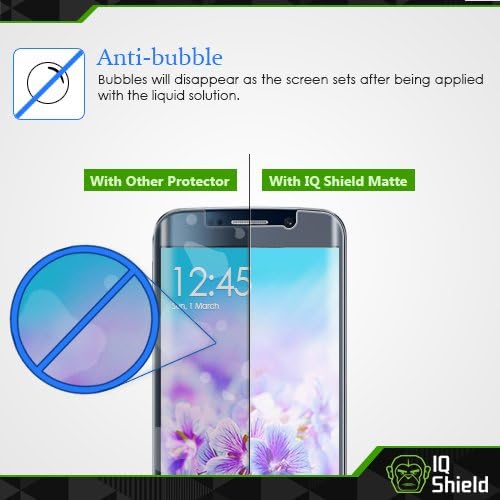 IQ Shield Matte Full Body Skin компатибилен со Samsung Galaxy Tabpro S 12 Inch + Anti-Glare Screen Precer и филм против меур