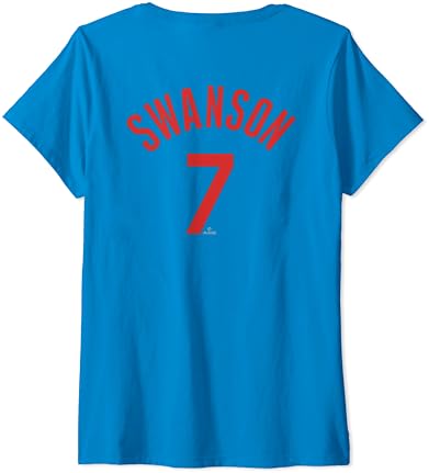 Imeенски Дансби Свонсон Чикаго Име и број на маица V-вратот