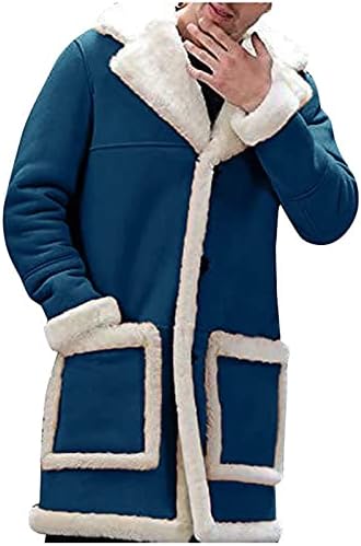 Fsahjkee chamarra para hombre, спортски палто за мажи, модни зимски топли палта langsleeve редовно се вклопуваат лабава надворешна облека