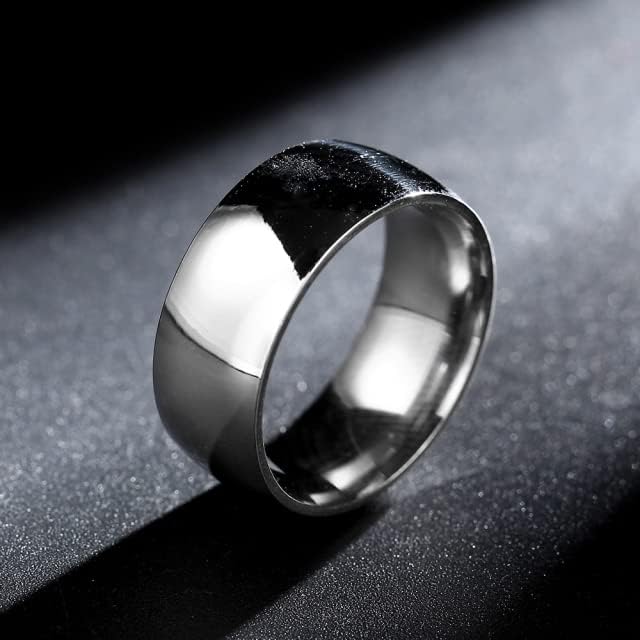 Сини прстени на Колесо 8мм за мажи и жени Персонализиран прстен Прилагодете го прстенот врежан прстен-67586