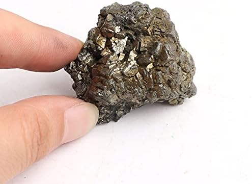 Seewudee AG216 1PC Природни пиритни минерални кристали руда камен минерал lron груб кварц настава примерок од скапоцен камен украси за дома