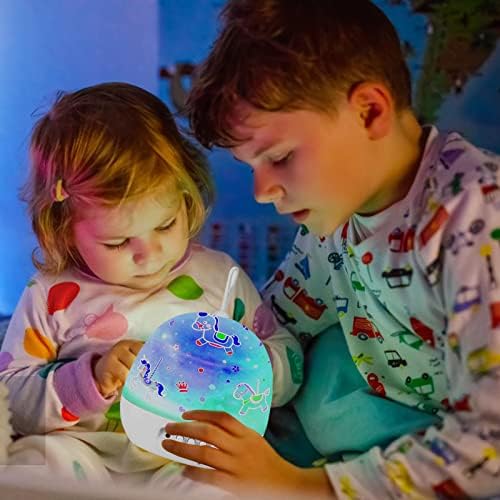 Ноќна светлина за деца еднорог ноќно светло проектор starвезда проектор Детска ноќна ламба Детска светла светла играчка подарок