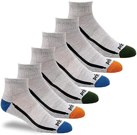 Чорапи со атлетска четвртина со проширена големина на принцот мажи