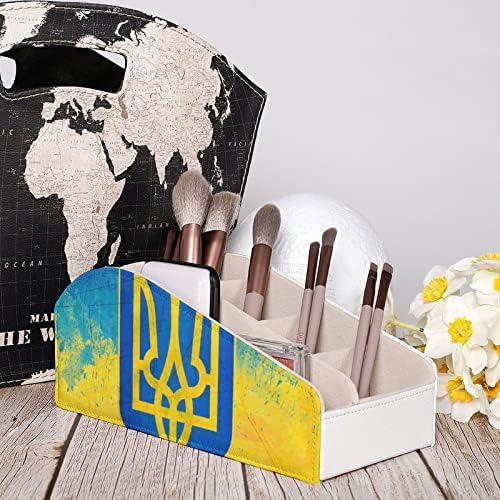 Украински Знаме Тв Далечински Управувач Носители Организатор Кутија Пенкало Молив Биро За Складирање Кади со 6 Оддел