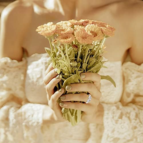 2023 година Нов ангажман круг Циркони жени свадбени прстени накит за накит за жени со целосен дијамантски дами прстен прилагодлив мачки прстен