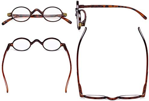 Eyekepper Заштедете 10% на 1 пакет мали овални очила за сонце за читање и 1 пакет со преголема бифокална очила за сонце кафеава желка +3,00