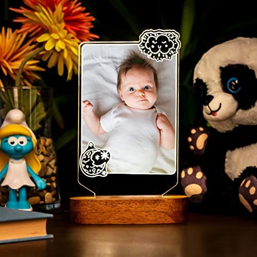 udelf Бебе, предводена ламба, уникатен подарок за нови родители, тушеви за бебиња и подароци за подароци за подароци за подароци