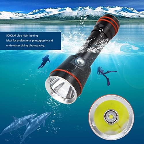 Подводно Нуркање Пополнете Светло, Осветленост ОД 5000 ЛИТРИ Подводно Видео Пополнете Ноќно Светло Тврд Третман За Елоксирање Заштита Од Алуминиумска