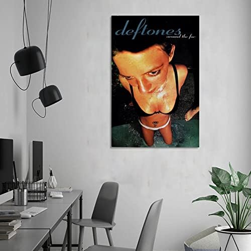 Дефтон околу музичкиот албум со крзно плака за уметност и wallидна уметност печати модерни семејни спални украси постери 16x24inch