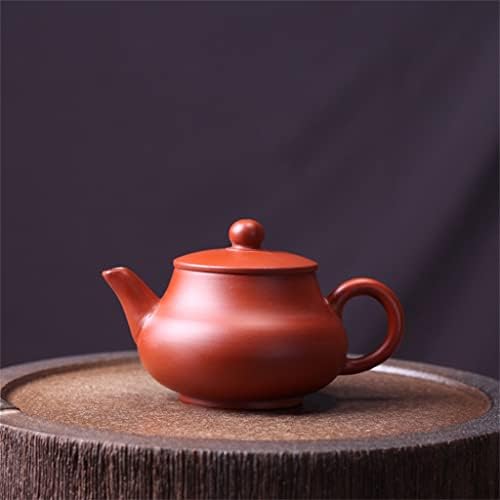 LDCHNH 100/125ML чајник за чај со чај сад рачно изработена црвена кал виолетова глина кинески хаожу кунгфу чај подароци