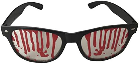Крвави очила Абаодам креативни застрашувачки очила за Ноќта на вештерките за партиска маскарада