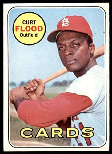 Curt Flood Card 1969 Topps 540