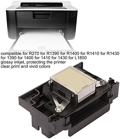 R1390 Color Printhead, замена на главата за печатење ABS за R270 R1390 R1400 R1410 R1430 1390 1400 1410 1410 1430 L1800 печатачи, нема потреба