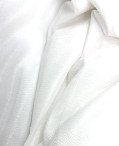 Бела француска ткаена Трикот Интерфејс -Исклучена мала тежина, 58 - 2 или 3 јарди fusiknit