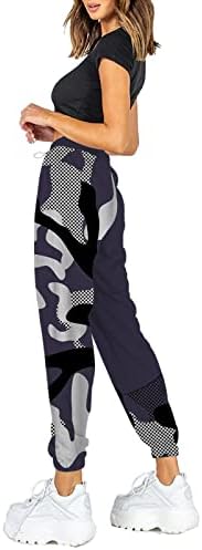 Miashui Fashions Women Women Women Pocket Panuser Sweatpants Printed Comfy High Weastered Tranchout Athetice Casual Beach Cover Up