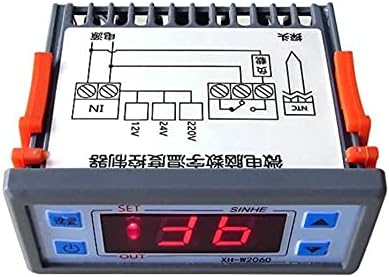 ЦНХКАУ вграден дигитален контролер на температурата 12V 24V 220V Кабинет за ладно складирање Термостат Контрола на температурата на температурата
