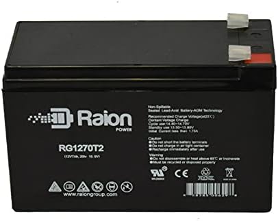 Raion Power 12v 7Ah Замена AGM Батерија За Ultratech UT-1270-10 Пакет