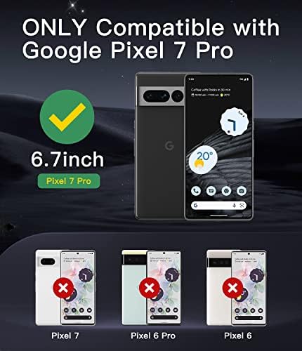 Vipcase Двојна Гарда За google Pixel 7 pro случај, [Двослоен &засилувач; Воена Одделение Заштита] Шок-Отпорен Заштитни Тенок Телефон Случај
