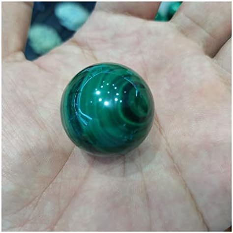 AAAAA+ природна рака врежана малахитска лековита топка сфера за домашна декорација 20-30мм лековити камен се оддава од злобни