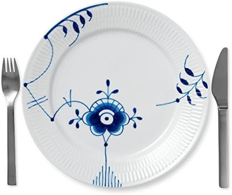 Royal Copenhagen 1017373 Blue Fluted Mega Plate плоча, 10,6 инчи, подарок за венчавки, подарок