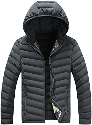 ФСАХЈКЕЕ водоотпорни јакни за дожд, 2022 Клиренс Долг ракав Зима надолу со палто Обичен густ јакни за потчинетост