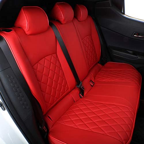 EKR Custom Fit Full Set Car Seat Covers за изберете Toyota CHR 2017 2017 2018 2020 2021 2021 2022- Leatherette