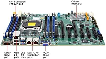 Supermicro ATX DDR4 LGA 2011 матични плочи x10srl-f-o