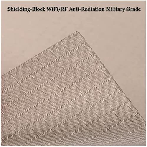 Wzglod анти-зрачење со влакна, зрачење за заштита на зрачење, фабричар, фабрикувана ткаенина ЕМФ РФ РФИД Анти-статичко меко заземјување
