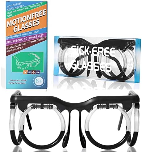 Motionfree anti движење заболувања очила со олеснување на автомобили, морскости, воздушноста за спортски патувања, без течни очила за леќи за