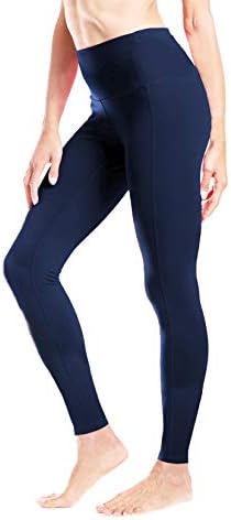 Јогипас Петит женски 23 /25 хеланки со високи половини со џебови со должина на глуждот Ацитв јога панталони