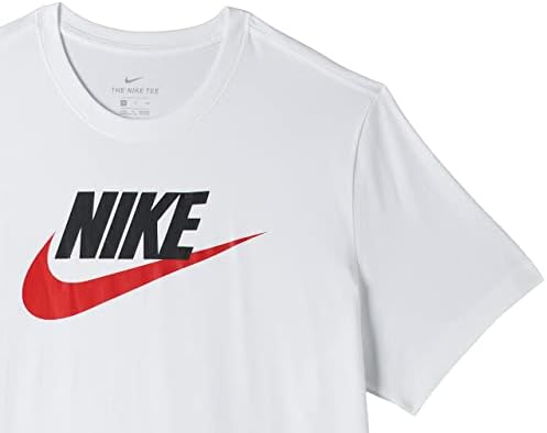 Икона на Nike Mens NSW Futura Tee White/Black/University Red SM