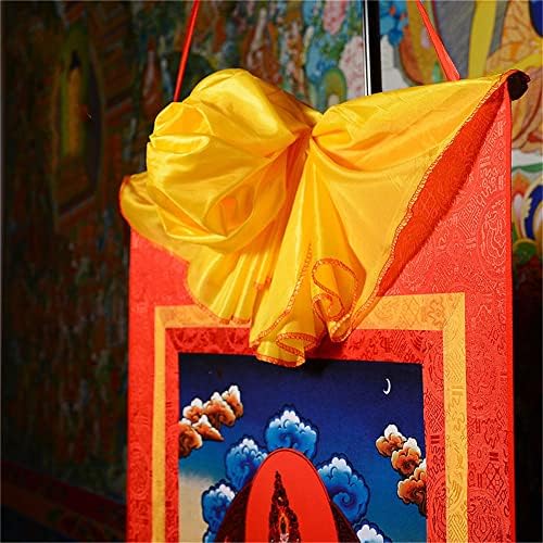Ганханра Пет преподобни мајстори на Големата Сакијапа, тибетанска сликарска уметност, будистичка брокада на Танга, Буда таписерија