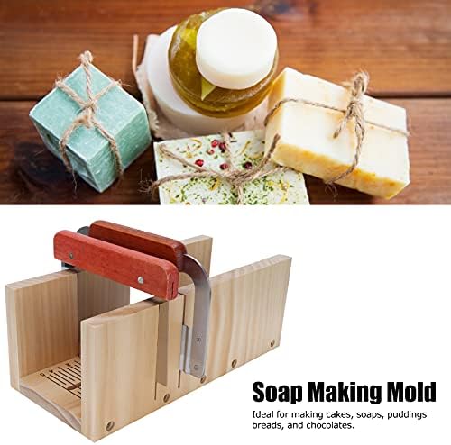 1200ml Мултифункционален секач за сапуни од сапун 5 парчиња Постави секач за сапун со двојна лента + 1,2 силиконски тост дрвена
