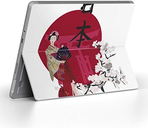 Декларална покривка на IgSticker за Microsoft Surface Go/Go 2 Ултра тенки заштитни налепници на телото на налепници 001136 Јапонија гејша