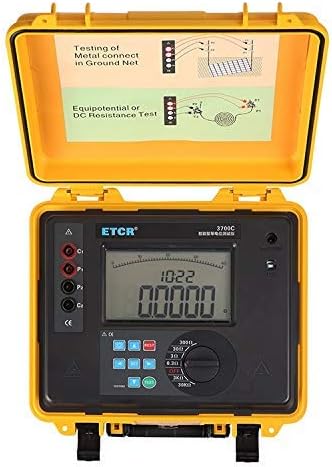 KXA прецизен инструмент ETCR3700C Преносен прекинувач за отпорност на контакт со отпорност на напреден преносен тестер за отпорност