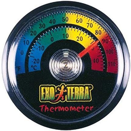 Егзо Тера термометар за терариум на влекачи - обезбедува температури и во Целзиусови и во Фаренхајт