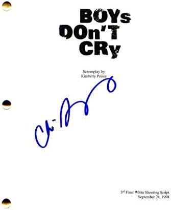 Клои Севињи потпиша автограм - Момци не плачат целосна филмска скрипта - Хилари Сванк, Питер Сарсгард, Деца, забавно чудовиште,