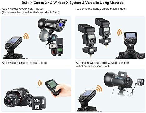 Godox TT350S Flash Speedlite За Sony Камера, 2.4 G Безжичен GN36 1 / 8000s HSS TTL Камера Блиц Со Godox XPro-S TTL Безжичен Блиц Активирањето