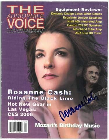 Розана Кеш потпиша Аудиофил Глас Целосно Списание 2006 Том 11, Издание 5 - Холограм #GG38169-JSA Сертифициран-Музички Списанија