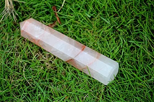 Etет редок кристален литиум кварц Обелиск 3,5 инчи приближно. Jumbo Energized Cleanged Charged Agate Authentic Gemstone Grighine Crystal
