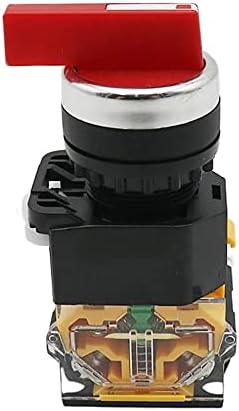 Копче за вртење на копчето Modband 22mm, ротирачки прекинувач за заклучување на моментот 2NO 1NO1NC 2 3 Позиција DPST 10A 400V прекинувач за напојување